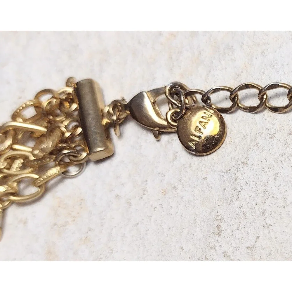 ALFANI Statement Necklace Gold tone anthropologie